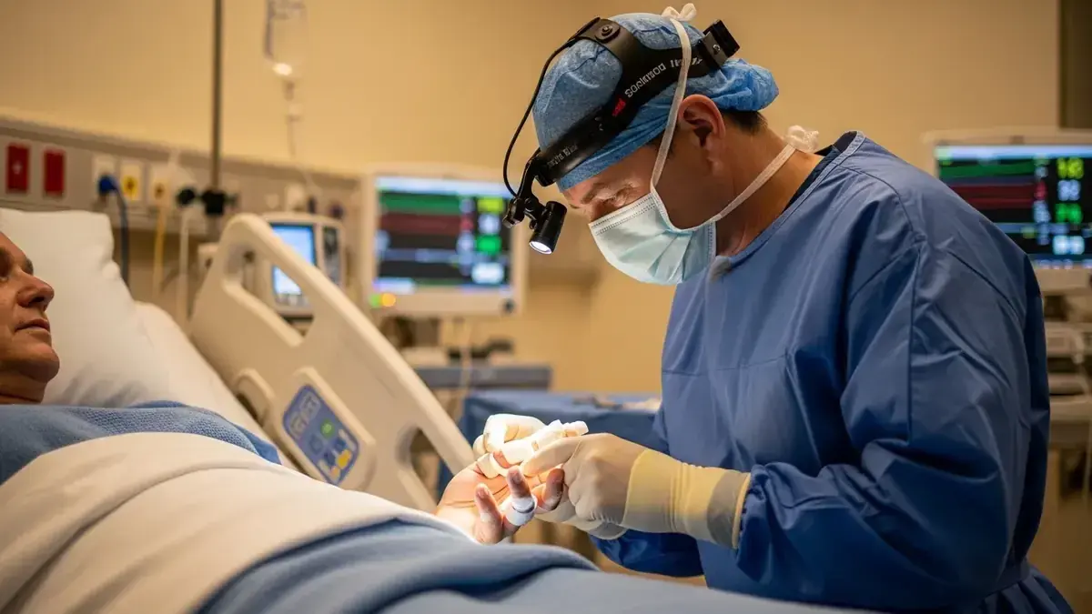 Quanto tempo de recuperação da cirurgia no dedo da mão