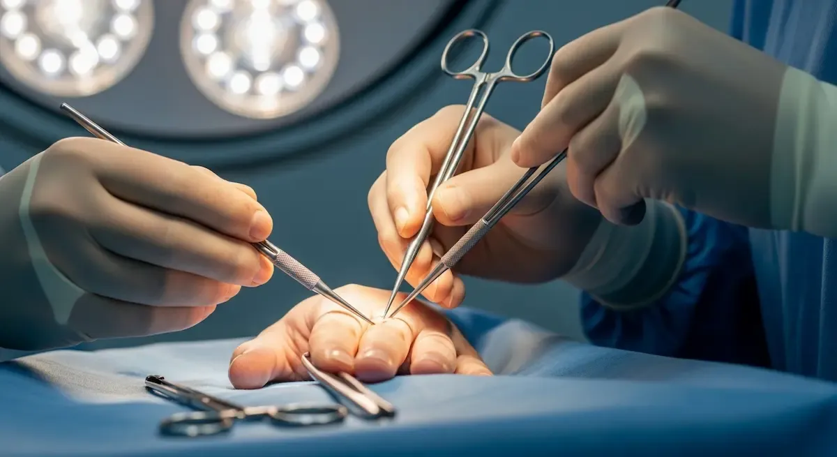Cirurgia na mão é perigoso?