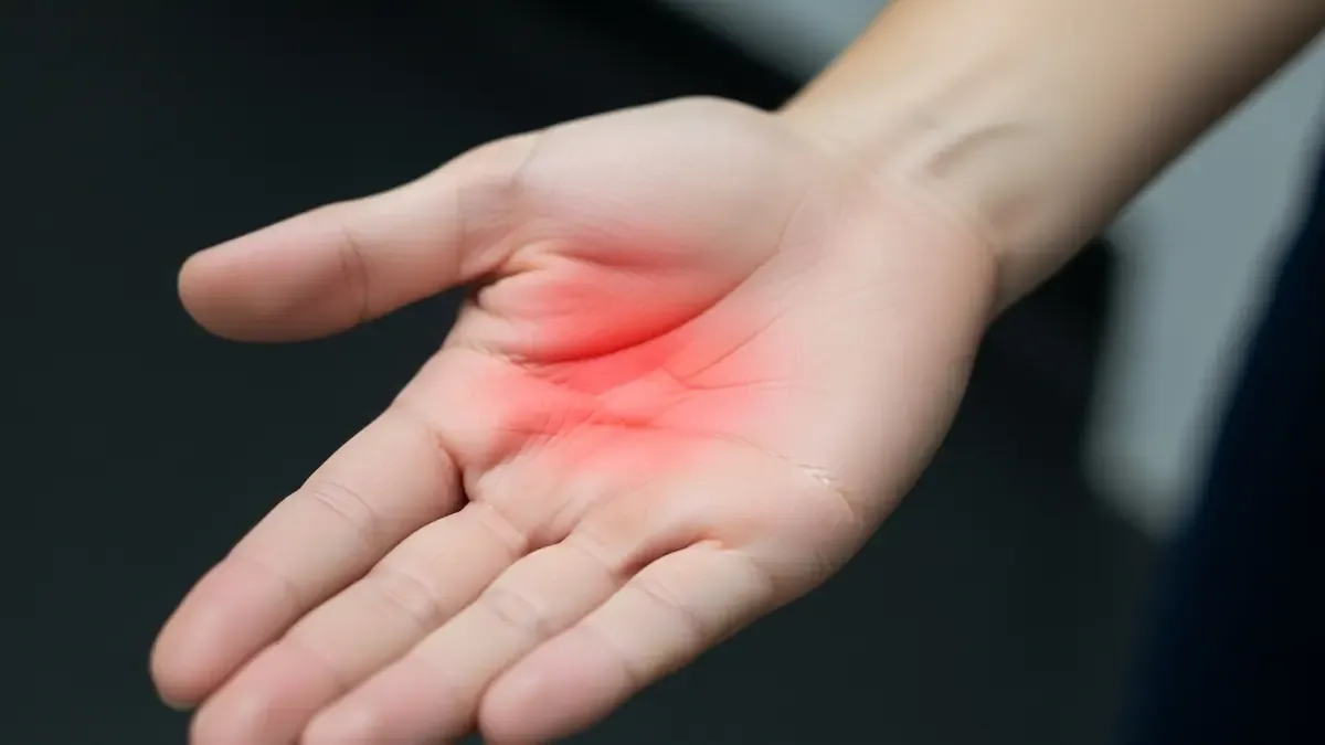 Dor na palma da mão
