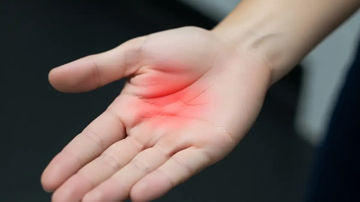 Dor na palma da mão